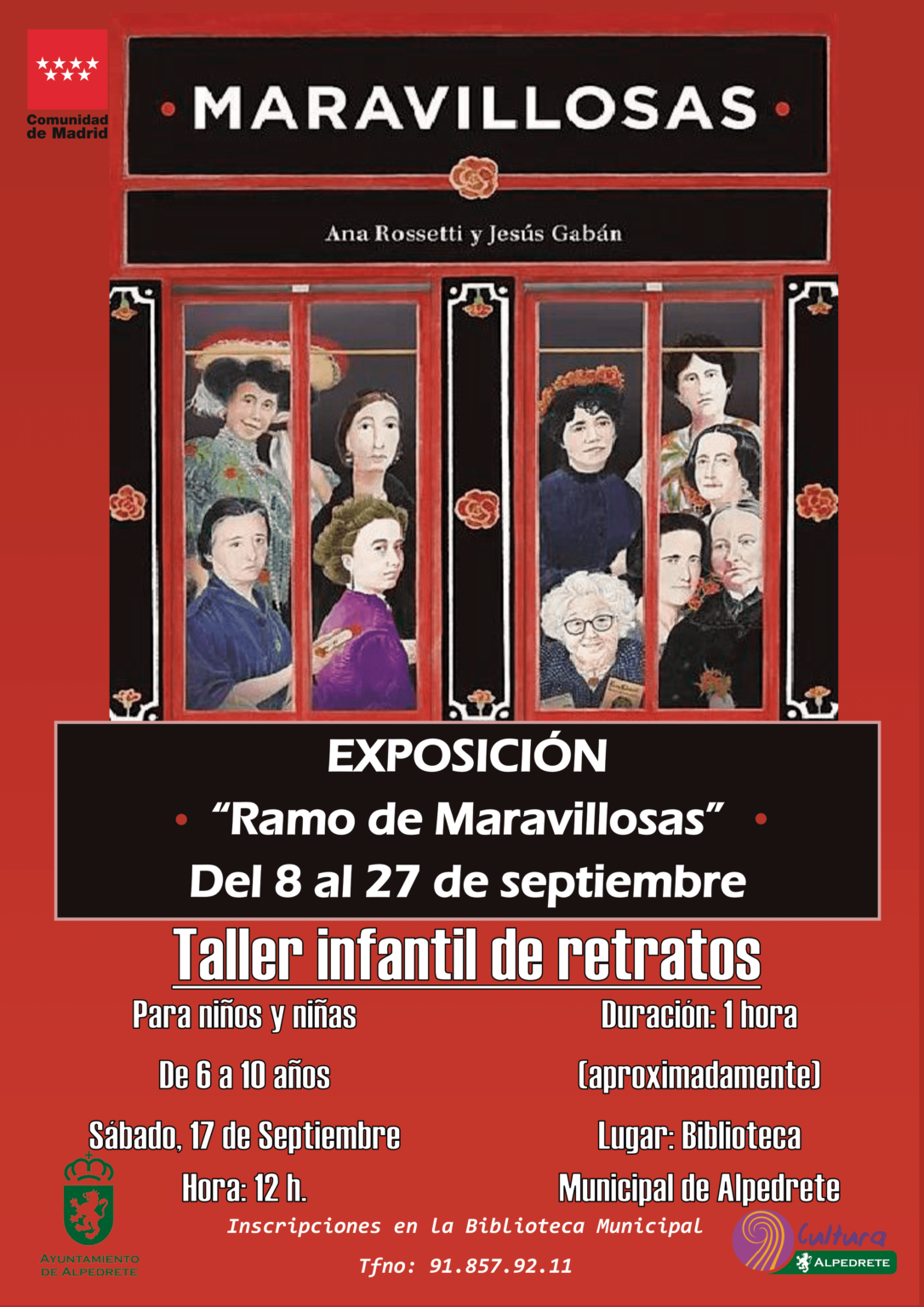 Exposición de retratos Ramo de Maravillosas Web Ayuntamiento de