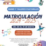 Imagen de la noticia Matriculación actividades EMMD y talleres culturales curso 2024-25