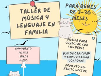 Imagen de la noticia Taller de música y lenguaje en familia para bebés de 3 a 36 meses