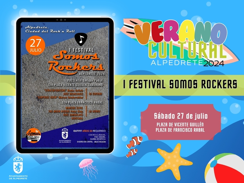 Imagen de la noticia Este sábado en Alpedrete, I Festival “Somos Rockers”. Un viaje en el tiempo a los años 50