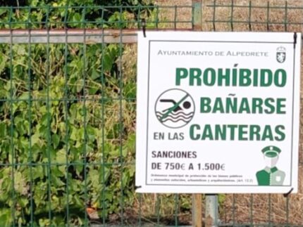 Imagen de la noticia Prohibido el baño en las canteras