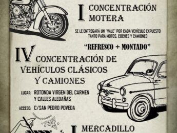 Imagen de la noticia Fiestas del Carmen 2024. Concentración de coches clásicos y motos