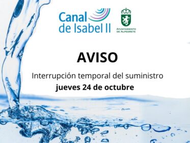 Imagen de la noticia Cortes de agua. 24 de octubre