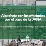 Imagen de la noticia Alpedrete con los afectados por la DANA: Información sobre los puntos de recogida de donaciones