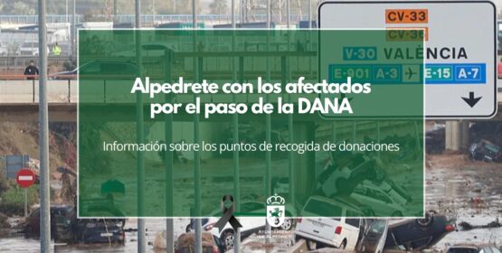 Imagen de la noticia Alpedrete con los afectados por la DANA: Información sobre los puntos de recogida de donaciones