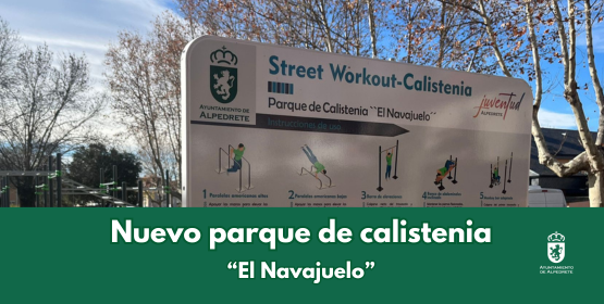 Imagen de la noticia Inauguramos el parque de calistenia “El Navajuelo”