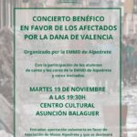 Imagen de la noticia Concierto benéfico en favor de los afectados por la DANA. EMMD de Alpedrete