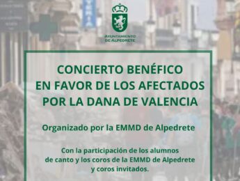 Imagen de la noticia Concierto benéfico en favor de los afectados por la DANA. EMMD de Alpedrete