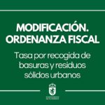 Imagen de la noticia Periodo de información pública. Modificación de la ordenanza reguladora de la tasa de recogida de basuras y residuos sólidos urbanos