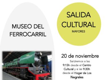 Imagen de la noticia Salida cultural para mayores: Museo del Ferrocarril