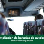 Imagen de la noticia Ampliación de los horarios en las líneas de autobús durante los fines de semana y festivos