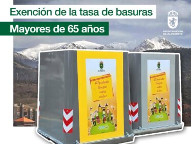 Imagen de la noticia Exención de la tasa de basuras para mayores de 65 años